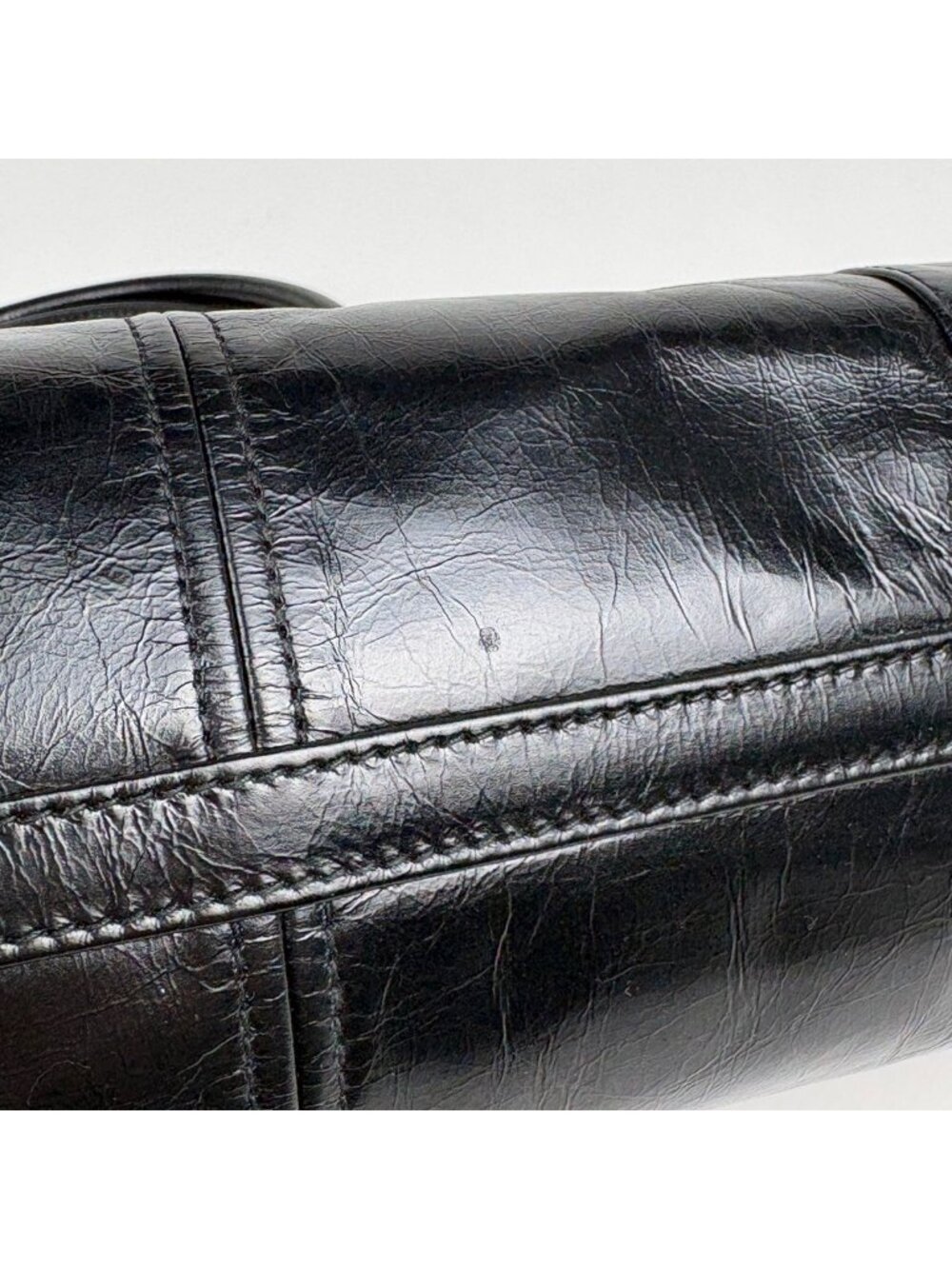Prada Handbag 2-Way Leather Nero - Picture 3 of 10